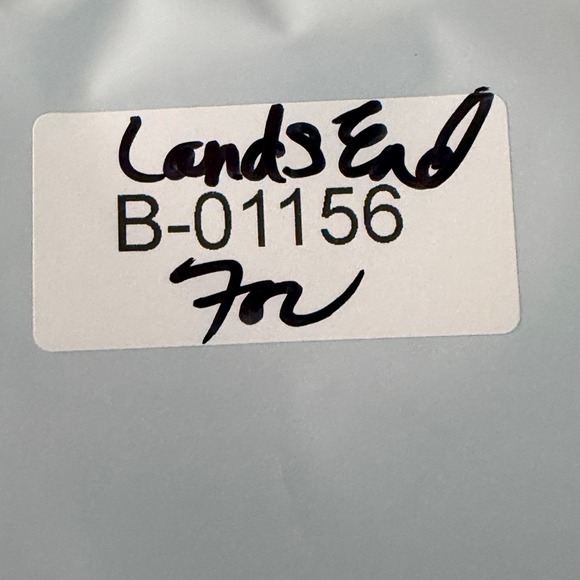 Lands End T-shirt Women 1X 16W-18W Rainbow Stripe Supima Cotton Short Sleeve Tee - Picture 7 of 7